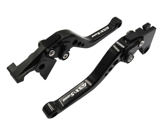 Suzuki GSX-S1000 GSX-S1000GT 2021-2026 Short Black Clutch & Brake Levers