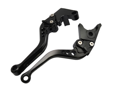 Suzuki GSX-S1000 GSX-S1000GT 2021-2026 Short Black Clutch & Brake Levers