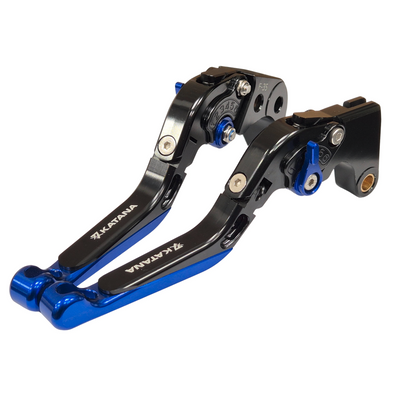 Suzuki GSX-S1000 Katana 2019-2026 - Adjustable Clutch Brake Lever Set Black/Blue