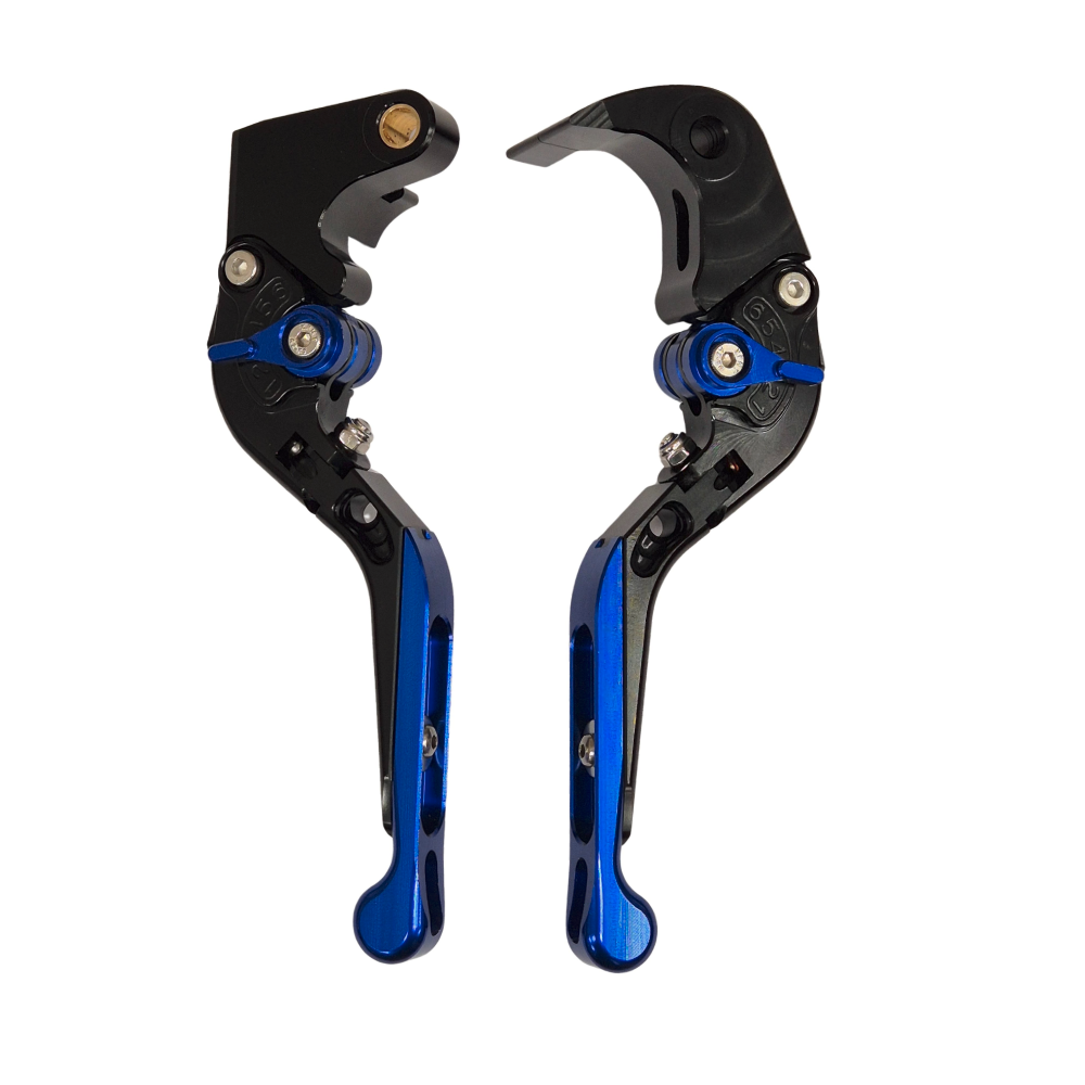 Suzuki GSX-S1000 Katana 2019-2026 - Adjustable Clutch Brake Lever Set Black/Blue