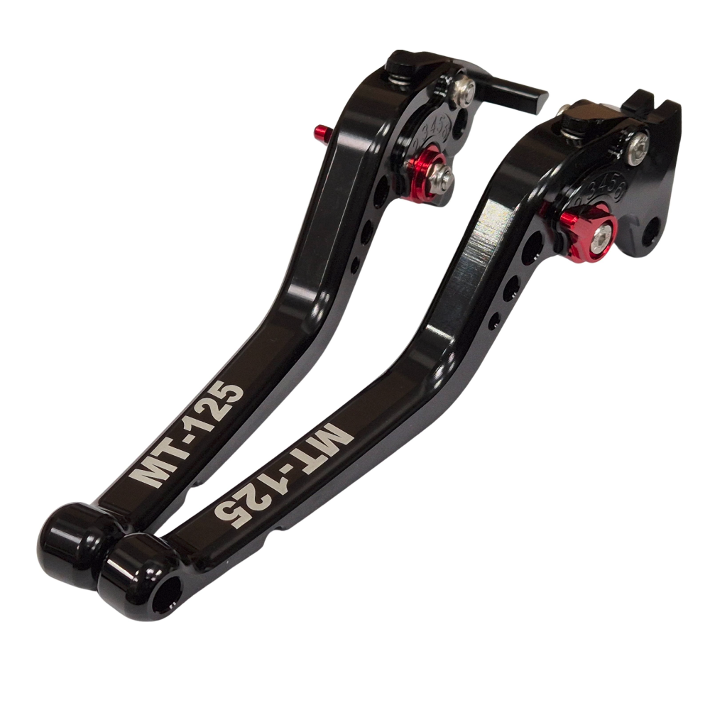 Long Black Clutch & Brake Levers Yamaha MT-125 2014-2019