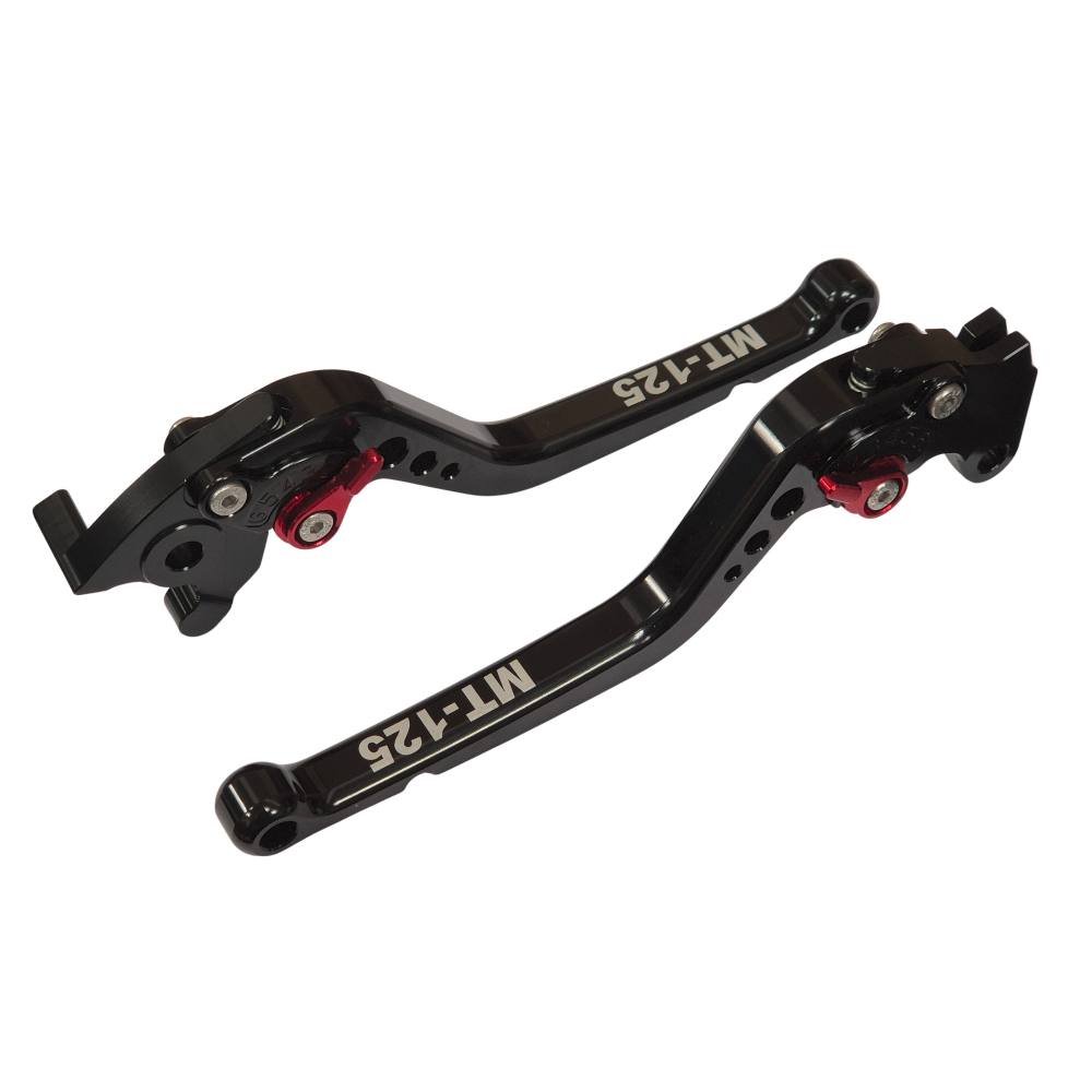 Long Black Clutch & Brake Levers Yamaha MT-125 2014-2019
