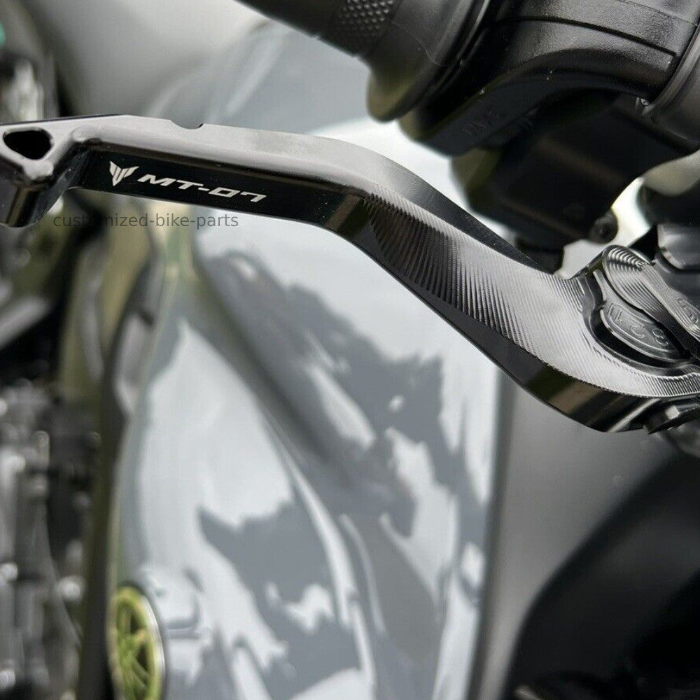 YAMAHA YZF-R3 2015-2026 BLACK SHORT ADJUSTABLE BRAKE & CLUTCH LEVERS SET