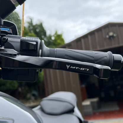 YAMAHA YZF-R3 2015-2026 BLACK SHORT ADJUSTABLE BRAKE & CLUTCH LEVERS SET