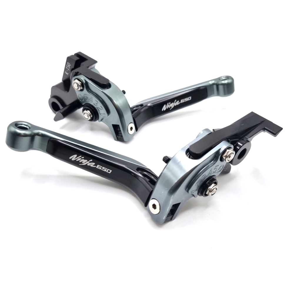 Kawasaki Ninja 650 2017-2026 | Adjustable Clutch Brake Lever Set Black/Titanium