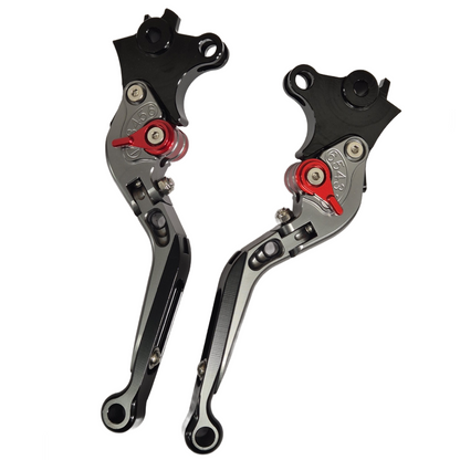 Grey / Black Clutch & Brake Levers Set For BMW R1300GS / ADV 2023-2026