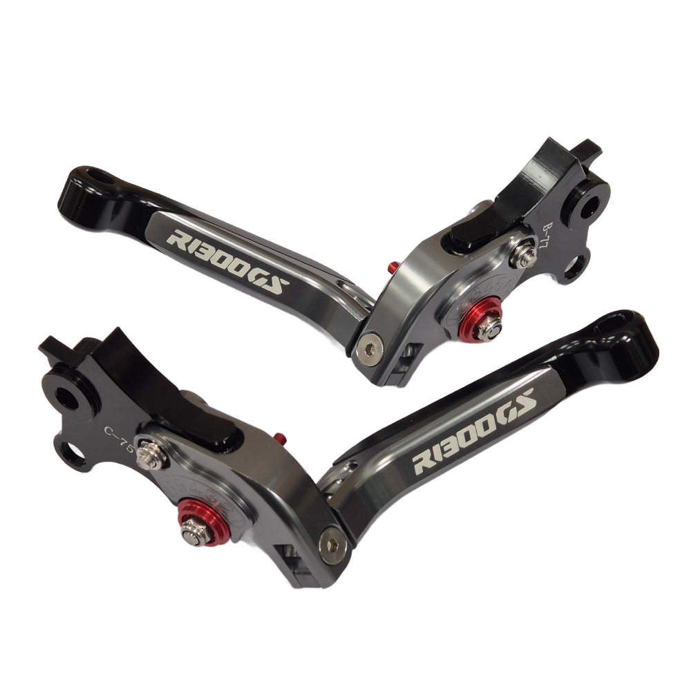 Grey / Black Clutch & Brake Levers Set For BMW R1300GS / ADV 2023-2026