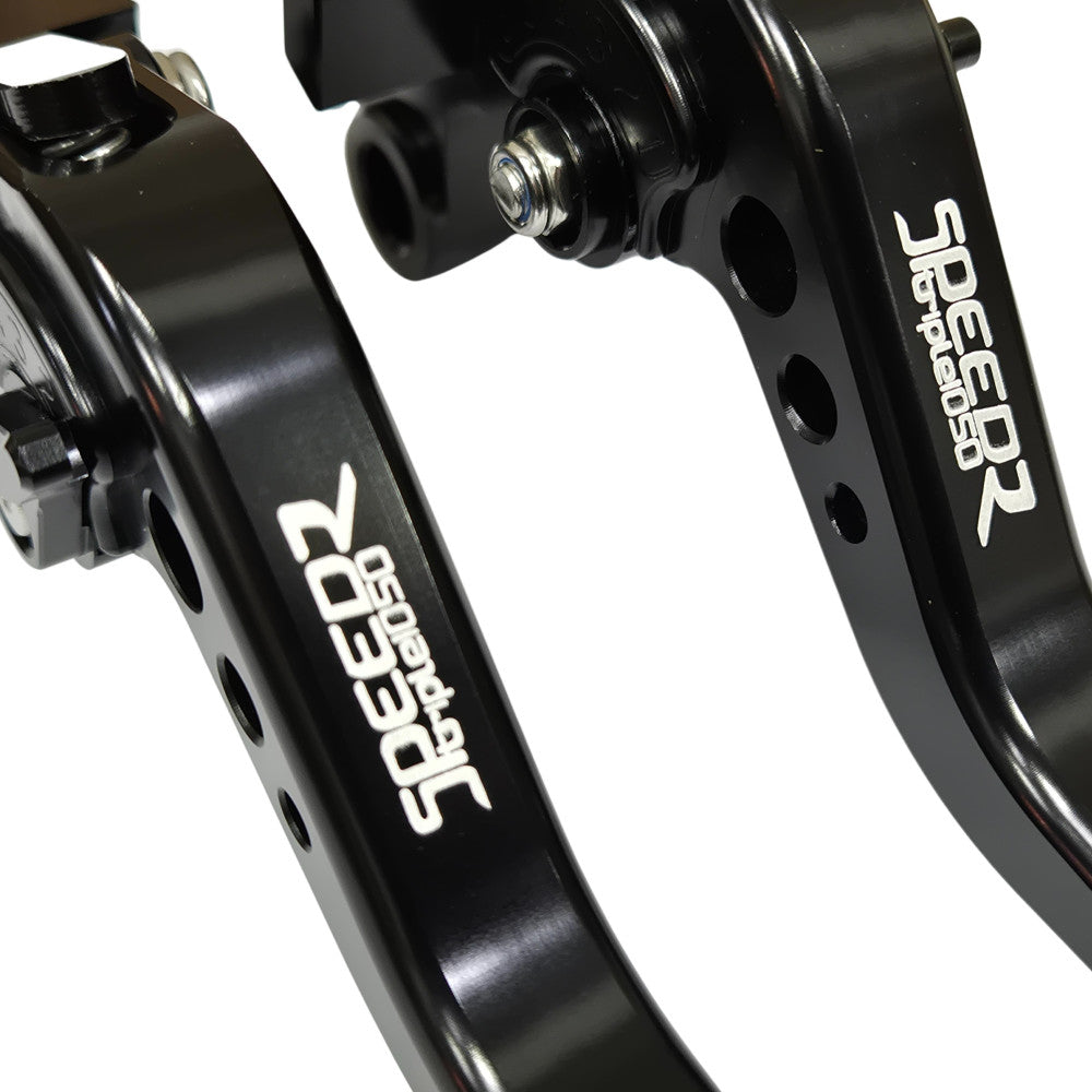 Short Black Clutch & Brake Levers - Triumph Speed Triple 1050 R / S 2016-2020