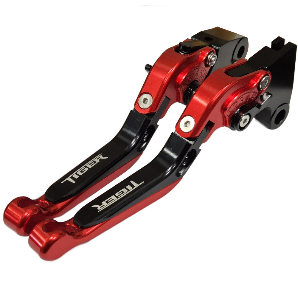 Triumph Tiger 900 rally Pro 2020-2026 | Red / Black Clutch & Brake Levers Set