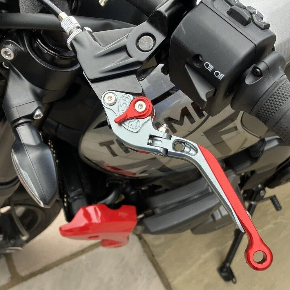 Triumph Trident 660 2021-2026 Titanium Adjustable Extendable Brake Clutch Levers