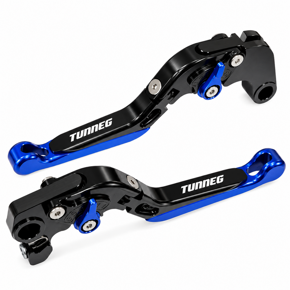 Blue Adjustable Brake & Clutch Levers Set For Aprilia Tuareg 660 2021-2026