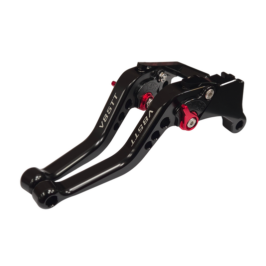 Short Black Clutch & Brake Levers For Moto Guzzi V85TT 2019-2026