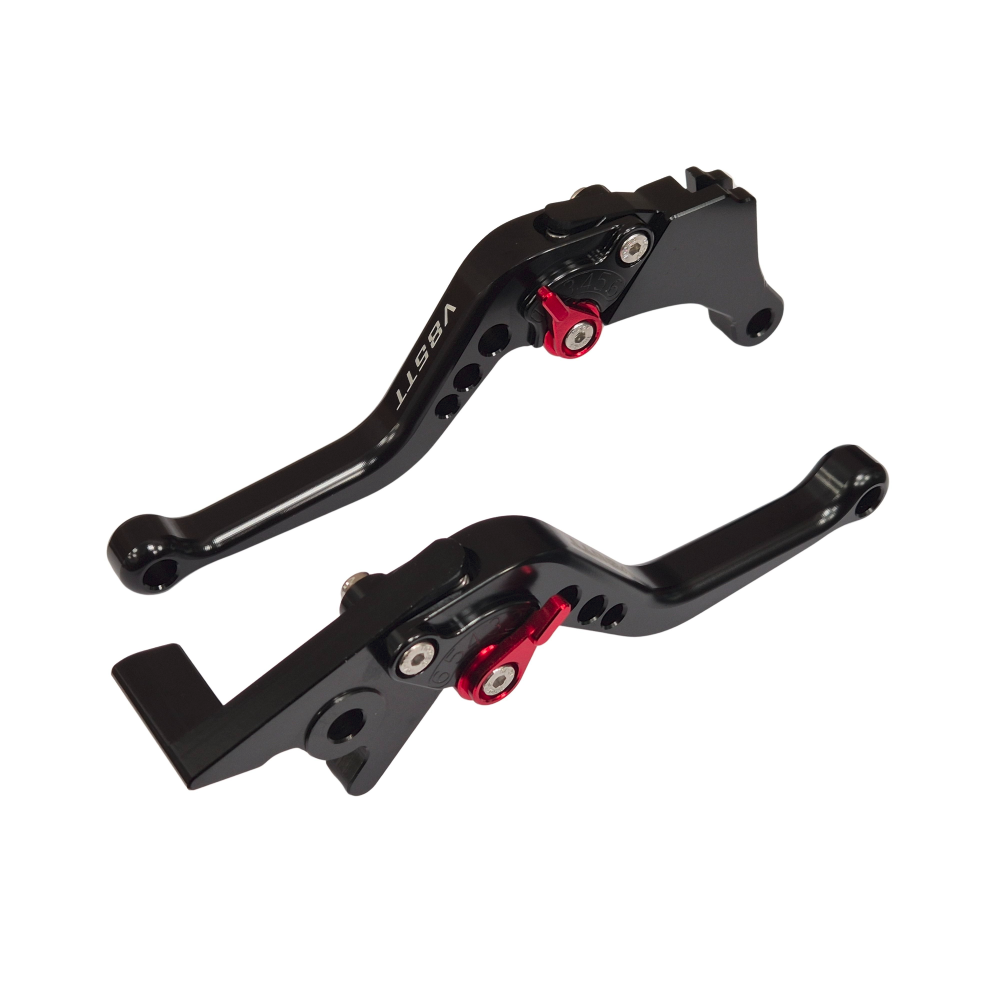 Short Black Clutch & Brake Levers For Moto Guzzi V85TT 2019-2026