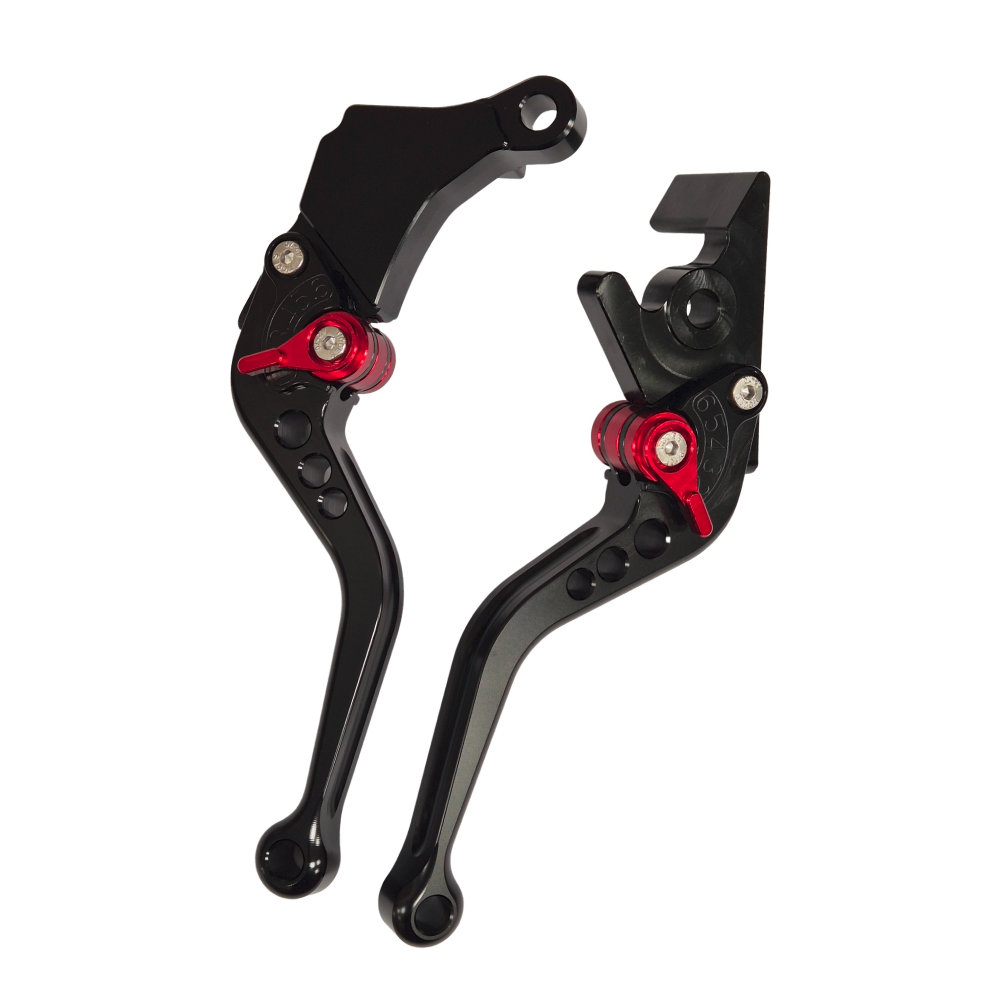 Short Black Clutch & Brake Levers For Moto Guzzi V85TT 2019-2026