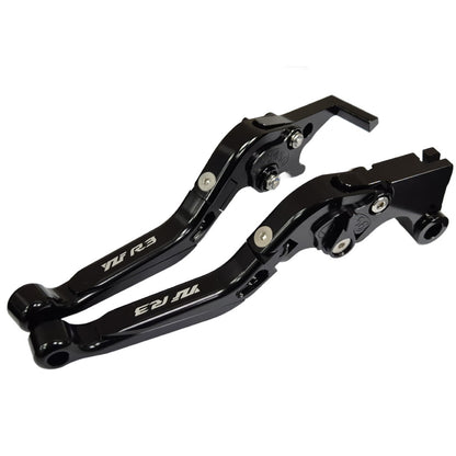 Adjustable Clutch & Brake Levers Set Black / Black - Yamaha YZF-R3 2014-2026