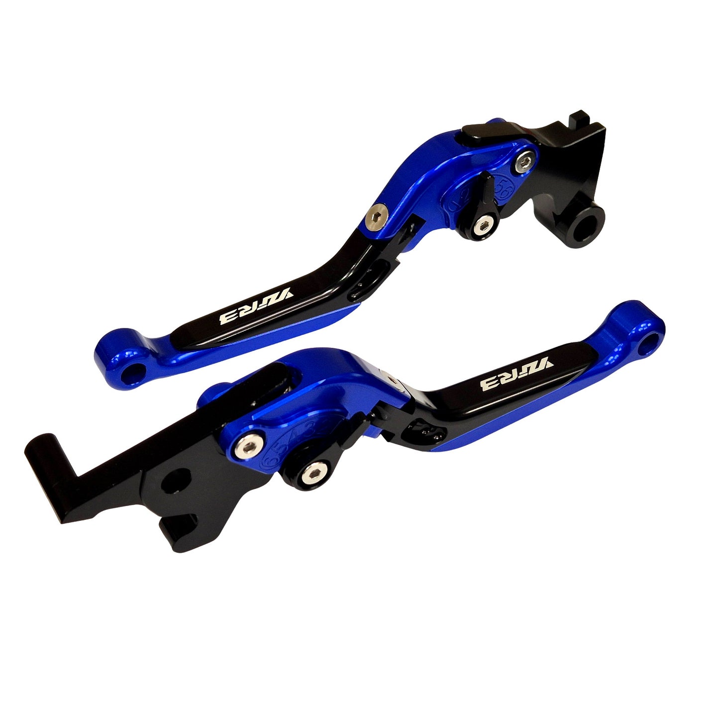Adjustable Clutch & Brake Levers Set Blue / Black - Yamaha YZF-R3 2014-2026
