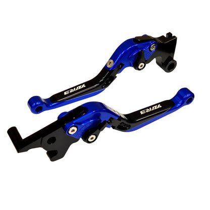 Adjustable Clutch & Brake Levers Set Blue / Black - Yamaha YZF-R3 2014-2026