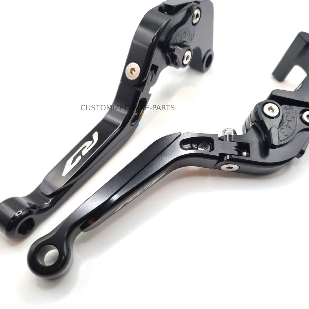 YAMAHA YZF-R7 2022-2026 Black/Black Adjustable Extendable Brake & Clutch Levers