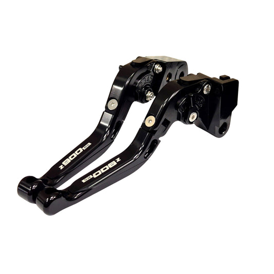 Black Adjustable Brake & Clutch Levers - Kawasaki Z900 RS Z900RS 2017-2025