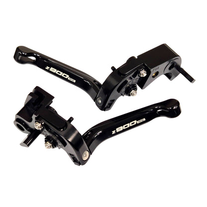 Black Adjustable Brake & Clutch Levers - Kawasaki Z900 RS Z900RS 2017-2025