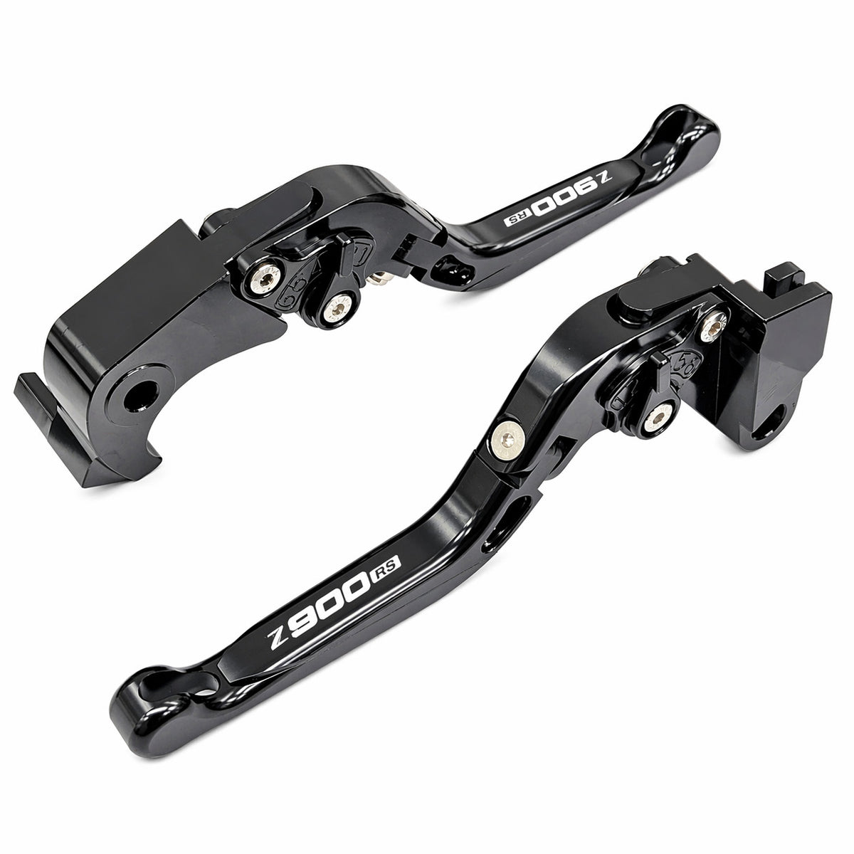 Black Adjustable Brake & Clutch Levers - Kawasaki Z900 RS Z900RS 2017-2025