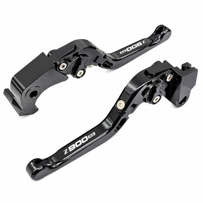 Black Adjustable Brake & Clutch Levers - Kawasaki Z900 RS Z900RS 2017-2025