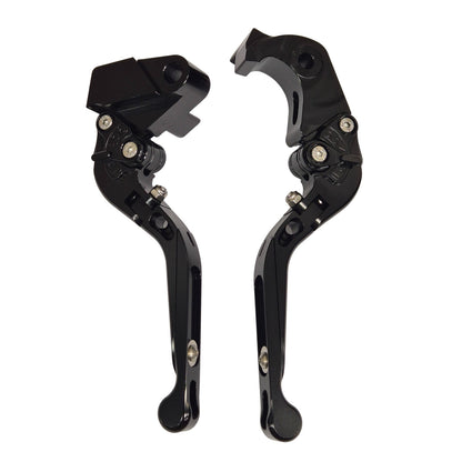 Black Adjustable Brake & Clutch Levers - Kawasaki Z900 RS Z900RS 2017-2025