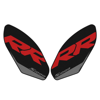 BMW S1000RR 2009-2018 Traction Tank Pads Grips Protectors -  Red / Black
