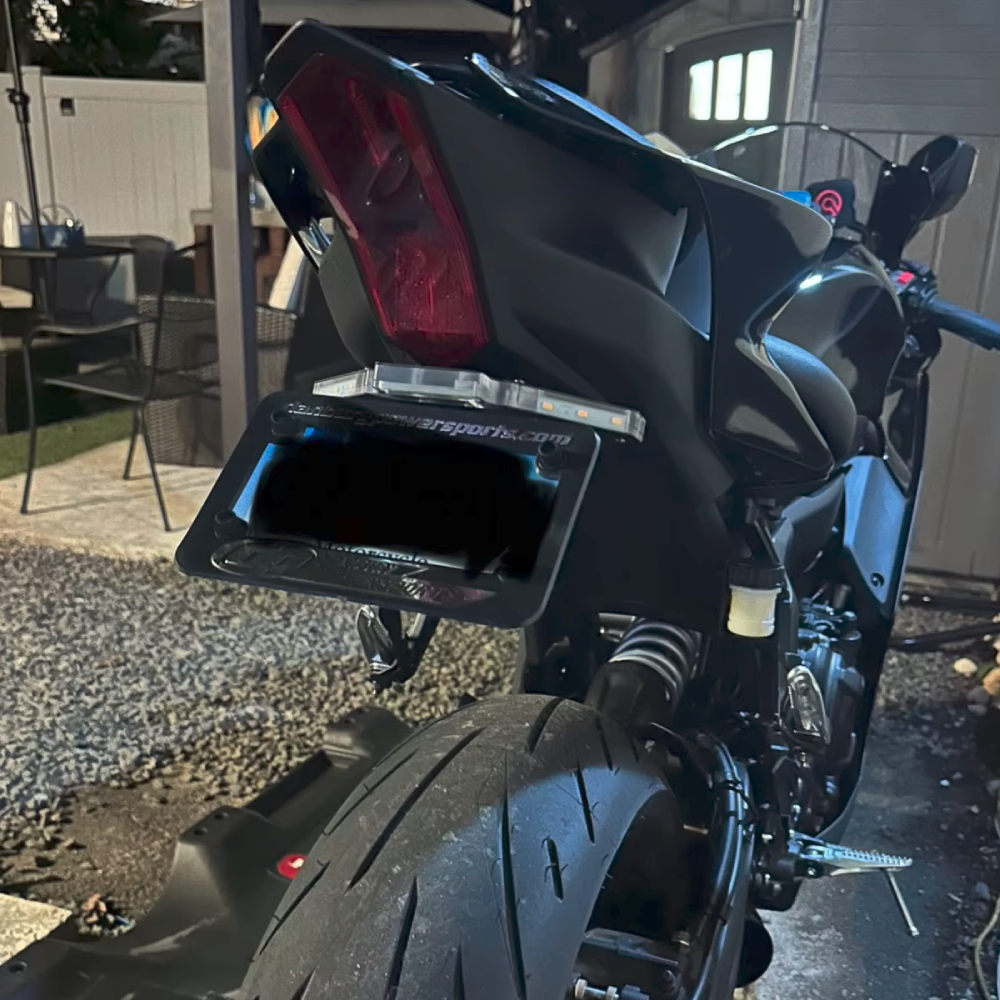 Plug & Play Tail Tidy License Plate Fender For Yamaha MT-07 2014-2024