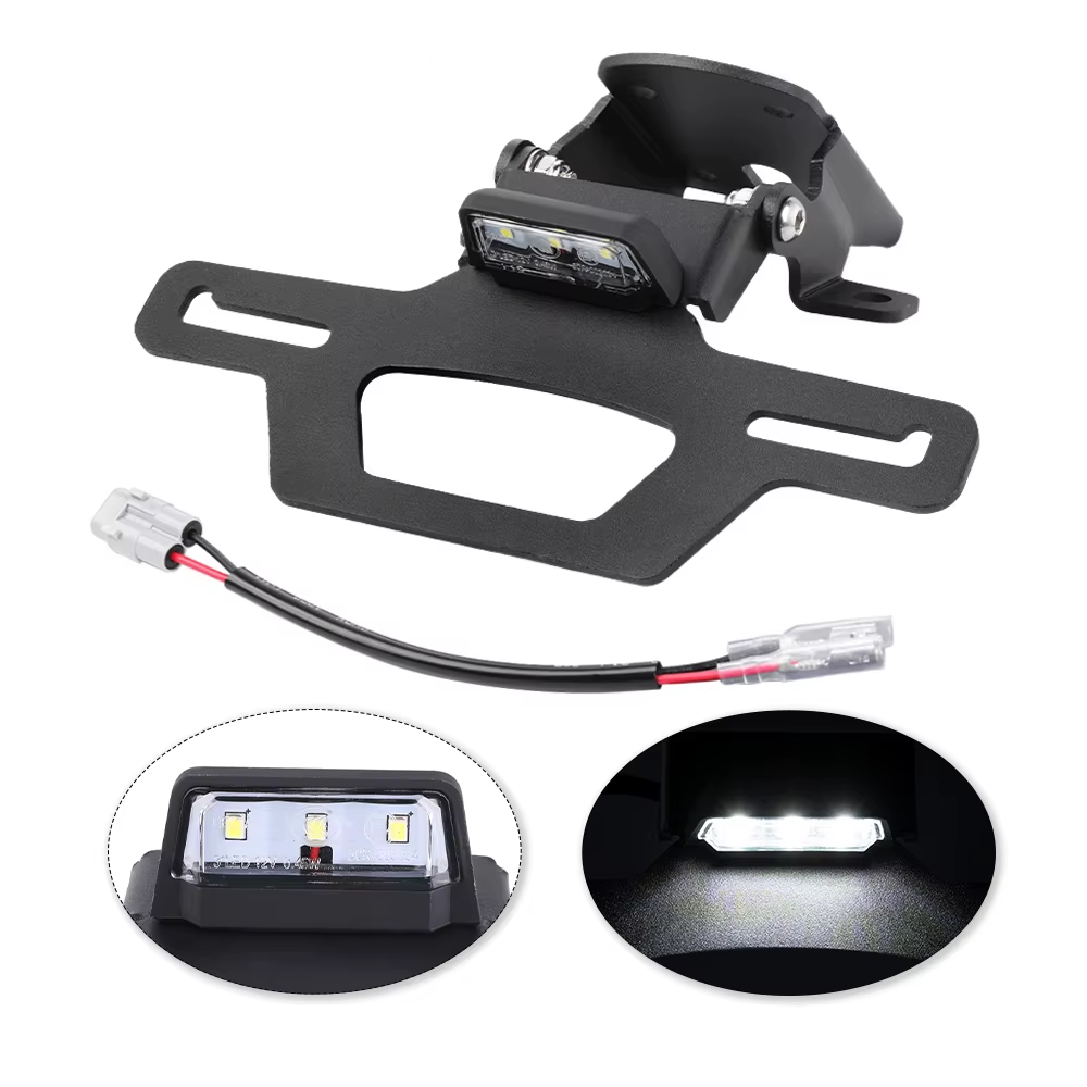 Plug & Play Foldable Tail Tidy License Plate For Kawasaki ZX-6R ZX636 2024-2026