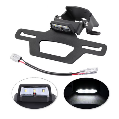 Plug & Play Foldable Tail Tidy License Plate For Kawasaki ZX-6R ZX636 2024-2026