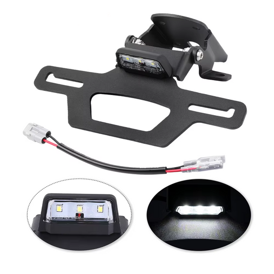 Plug & Play Foldable Tail Tidy License Plate For Kawasaki ZX-6R ZX636 2024-2026