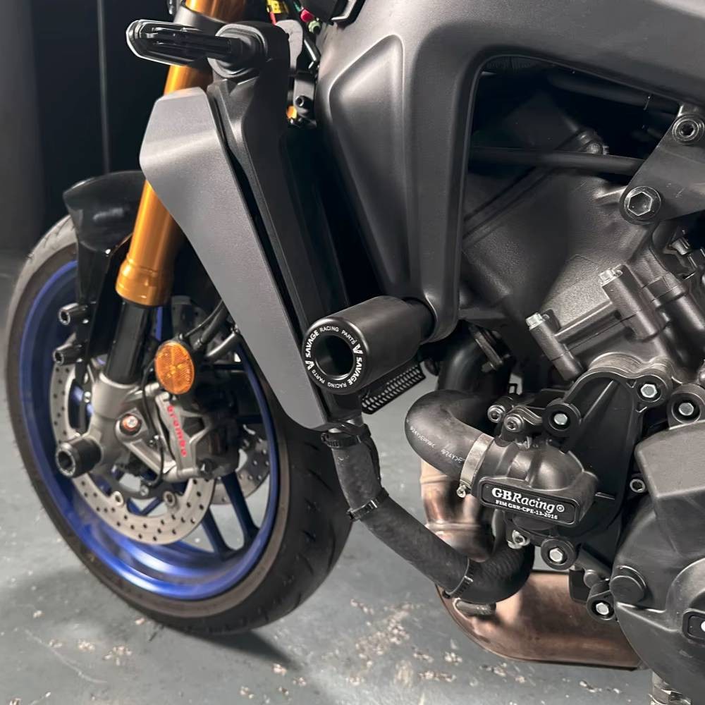 Engine Sliders Crash Protection Pads Frame - Yamaha MT-09 / Y-AMT / SP 2024-2026