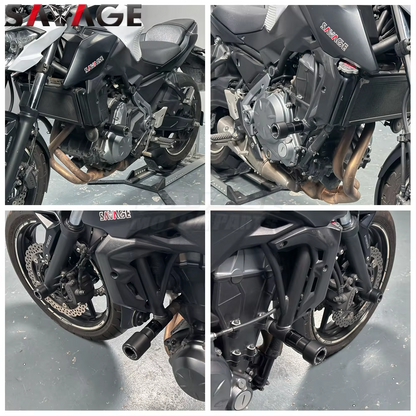 Frame Crash Sliders Protection - Kawasaki Z650 Z650RS Ninja 650 EX650 2017-2026