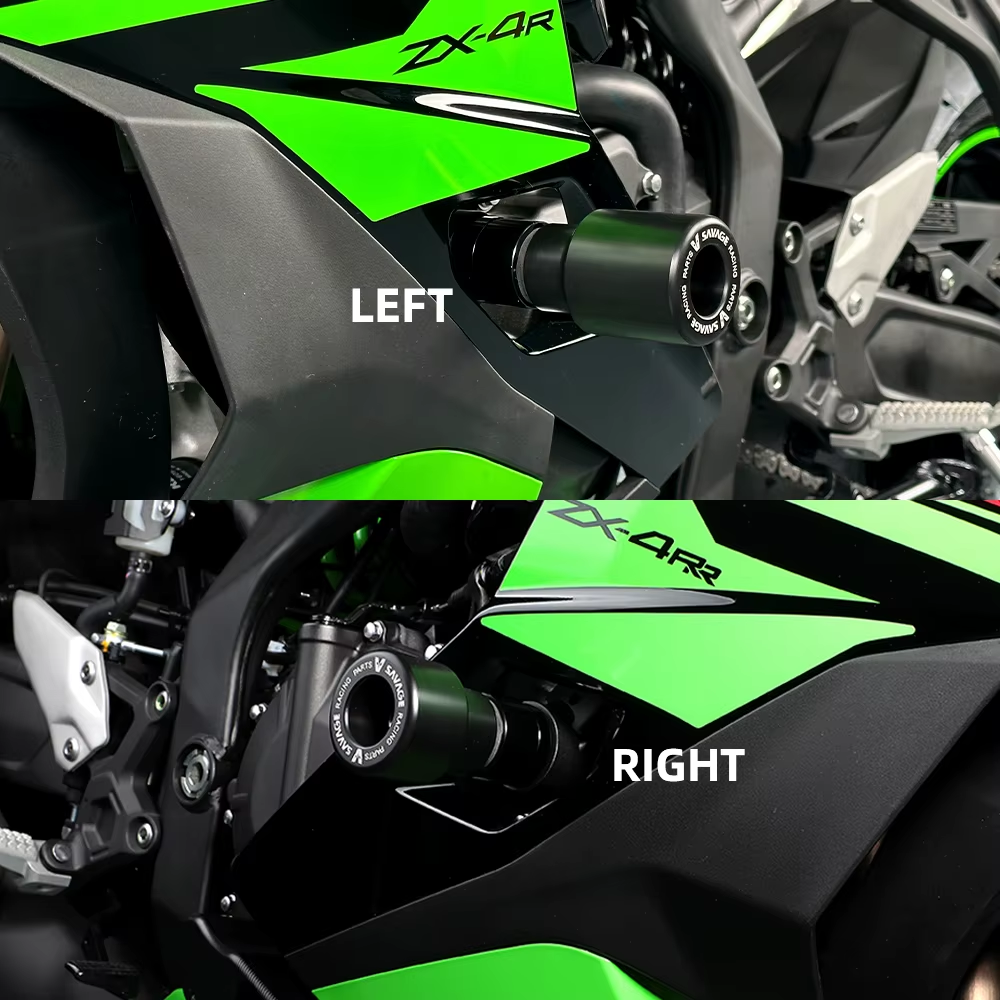 Engine Sliders Crash Protection Pads Frame - Kawasaki Ninja ZX4R ZX4RR 2023-2027