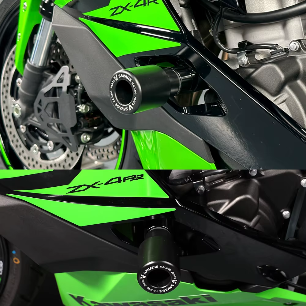 Engine Sliders Crash Protection Pads Frame - Kawasaki Ninja ZX4R ZX4RR 2023-2027