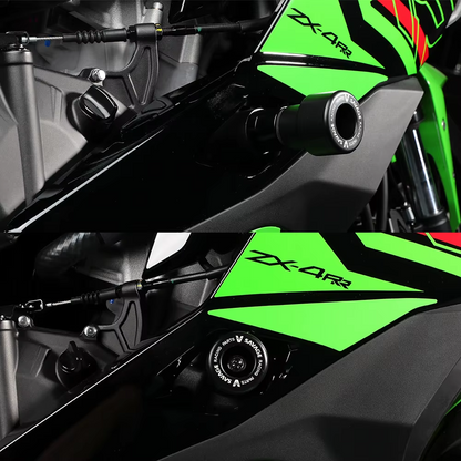 Engine Sliders Crash Protection Pads Frame - Kawasaki Ninja ZX4R ZX4RR 2023-2027