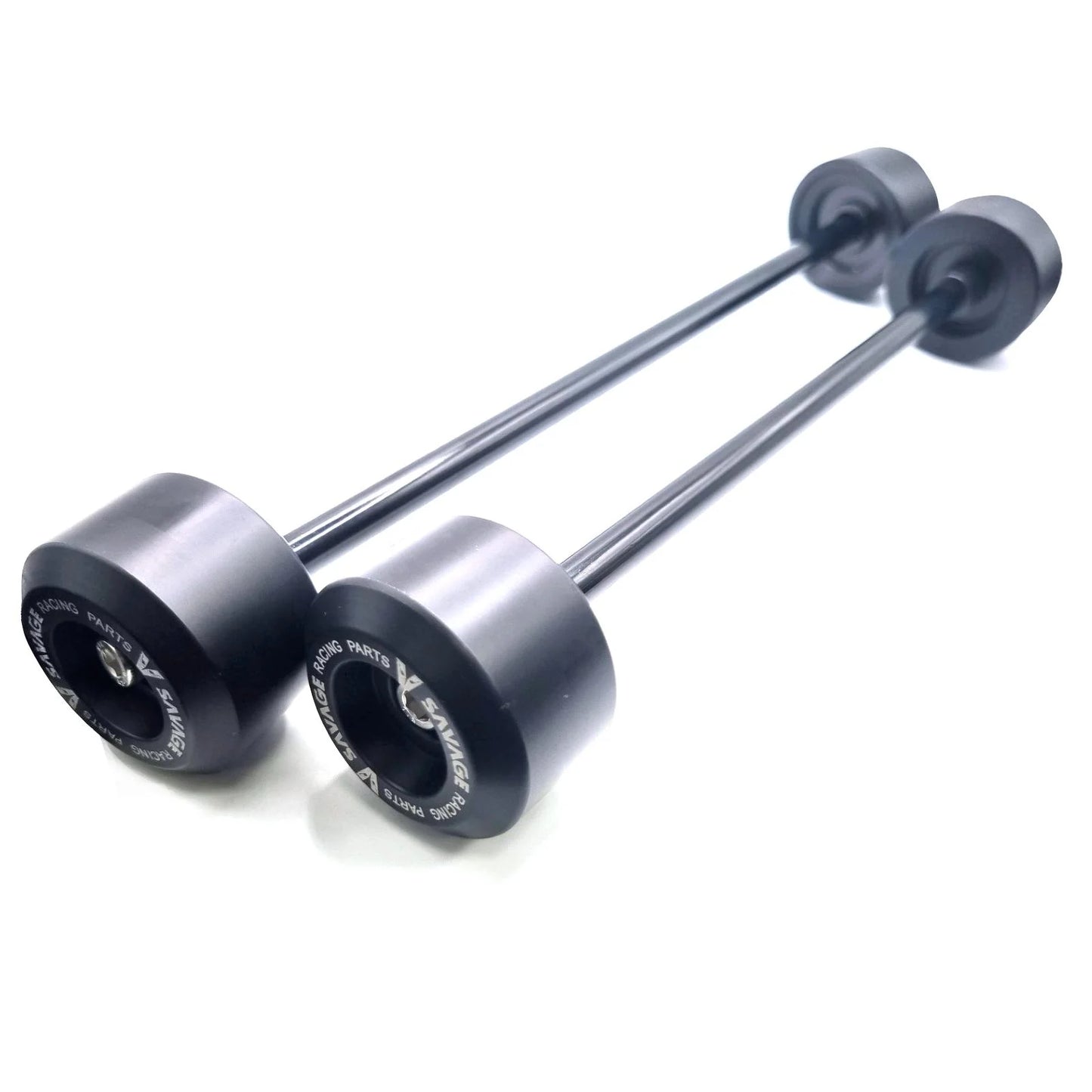 KTM 125 / 390 Enduro R 2025-2026 Front & Rear Set Axle Crash Bobbin Sliders