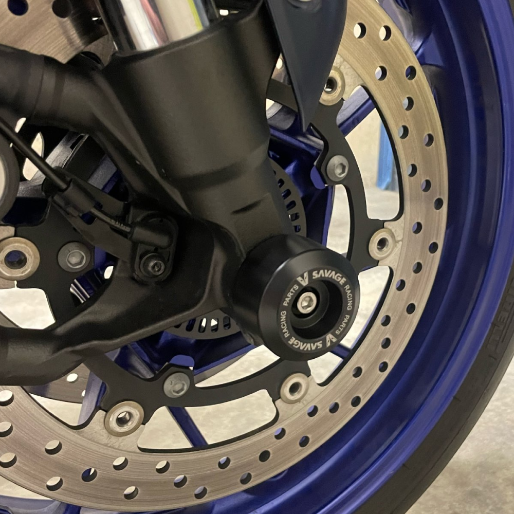 Front & Rear Set Axle Crash Bobbin Sliders - Yamaha MT-09 / SP 2024-2026