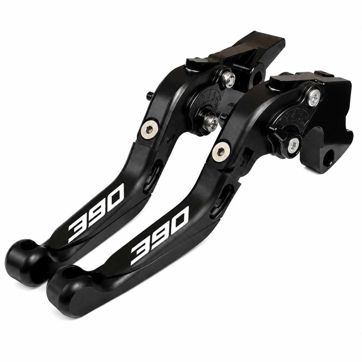 KTM 390 Adventure R / X 2025-2026 Black Folding Brake & Clutch Levers Set