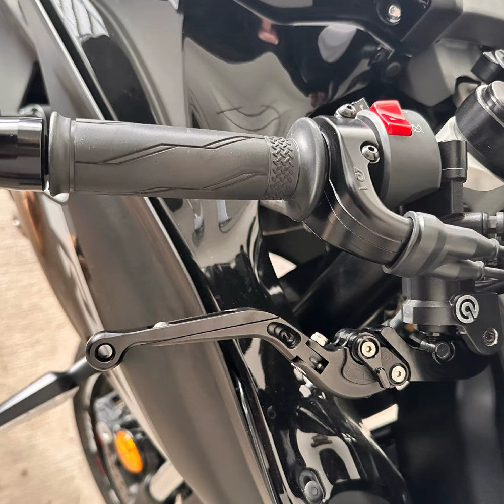 YAMAHA YZF-R7 2022-2026 Black/Black Adjustable Extendable Brake & Clutch Levers