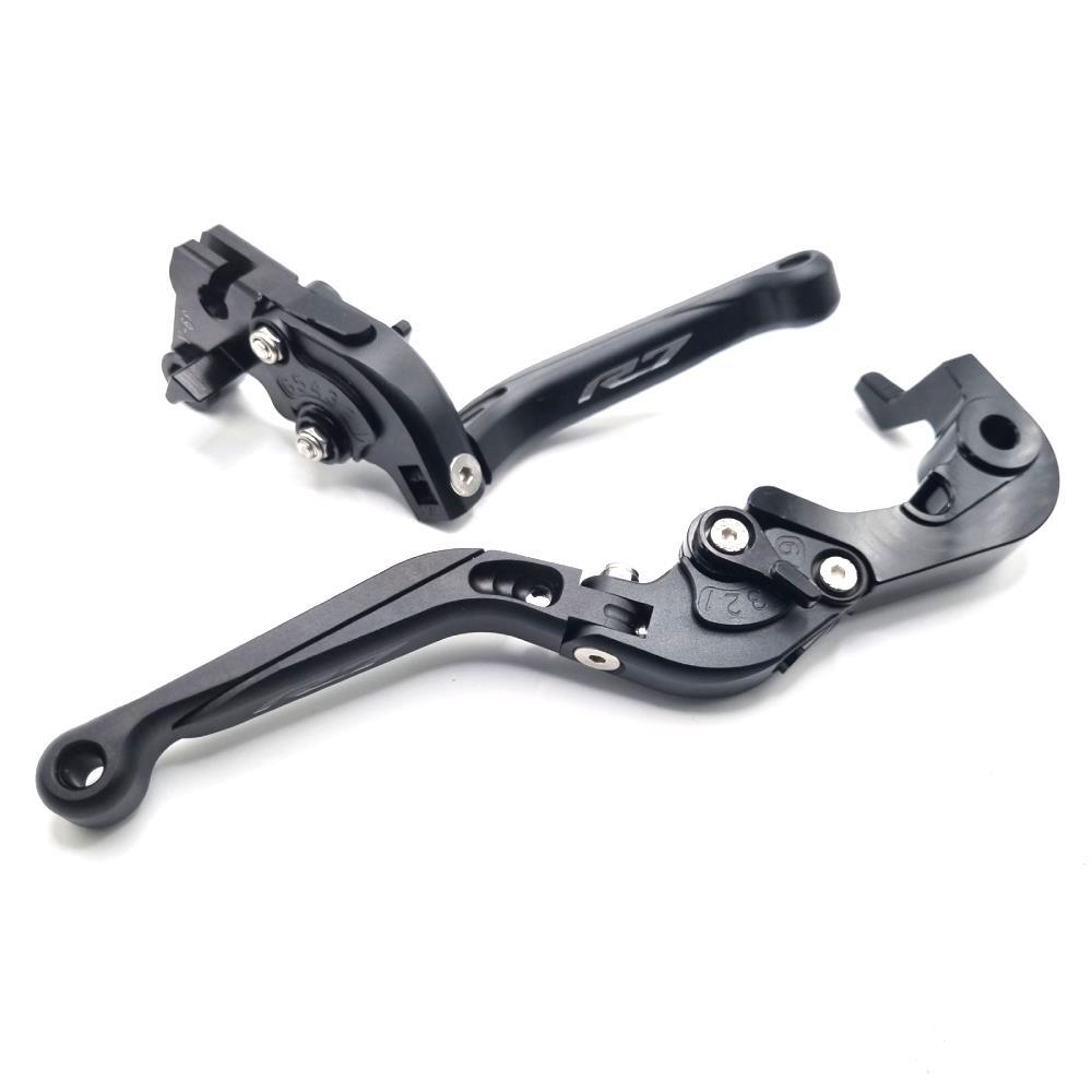 YAMAHA YZF-R7 2022-2026 Black/Black Adjustable Extendable Brake & Clutch Levers