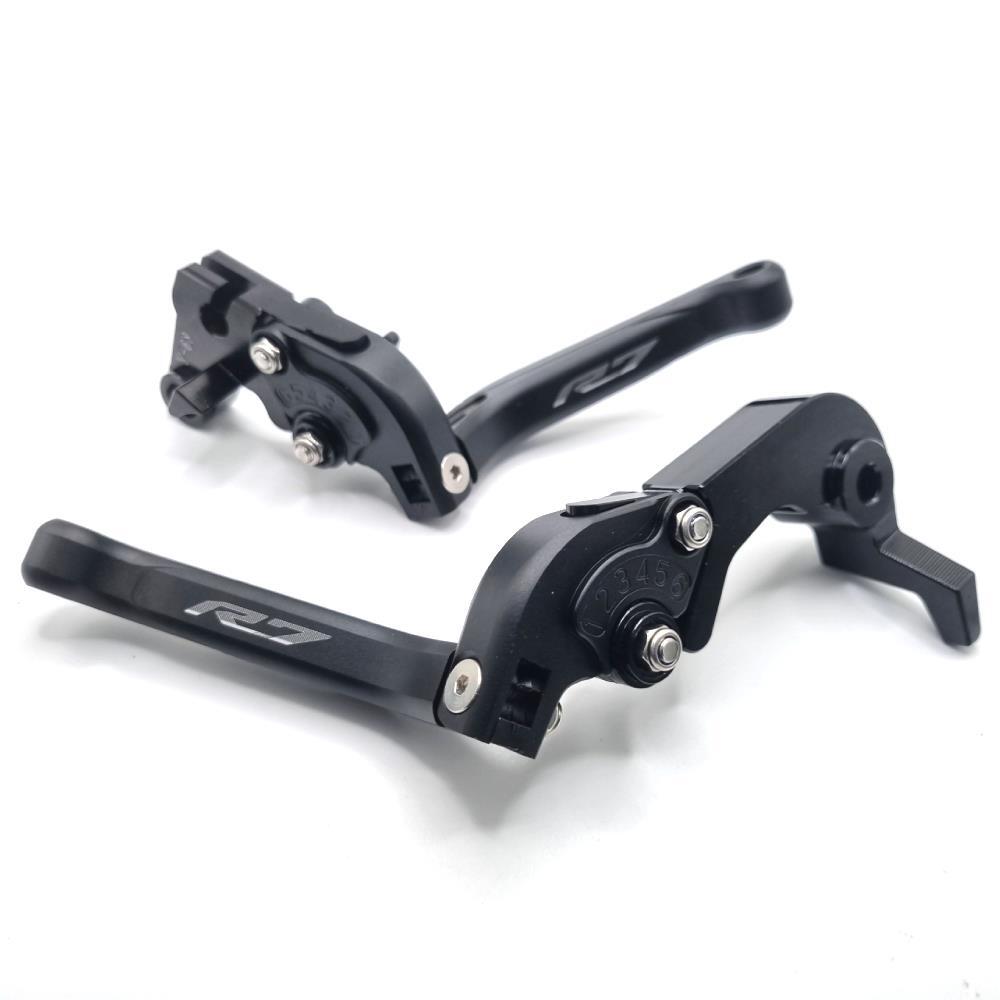 YAMAHA YZF-R7 2022-2026 Black/Black Adjustable Extendable Brake & Clutch Levers