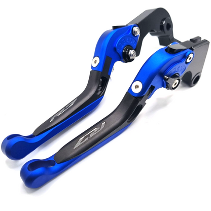 YAMAHA YZF-R7 2022-2026 Blue/Black Adjustable Extendable Brake & Clutch Levers