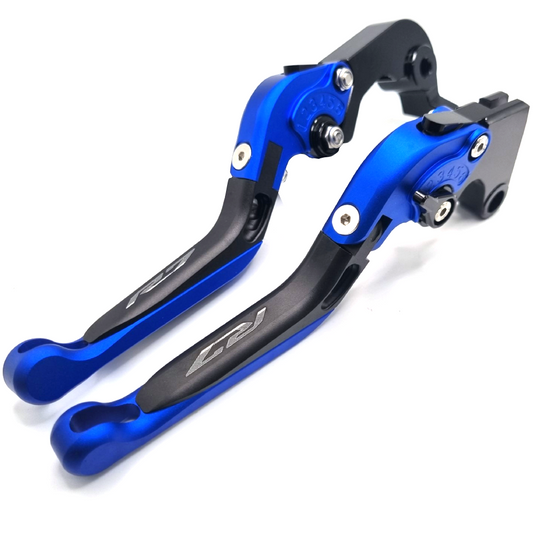 YAMAHA YZF-R7 2022-2026 Blue/Black Adjustable Extendable Brake & Clutch Levers