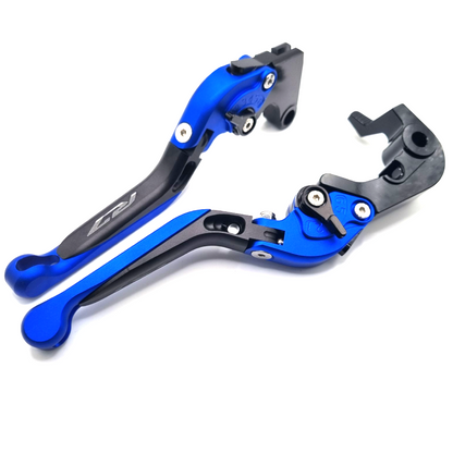 YAMAHA YZF-R7 2022-2026 Blue/Black Adjustable Extendable Brake & Clutch Levers