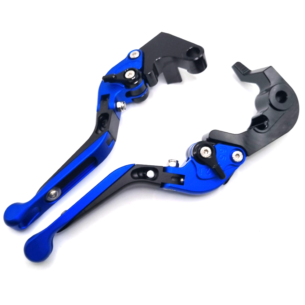 YAMAHA YZF-R7 2022-2026 Blue/Black Adjustable Extendable Brake & Clutch Levers