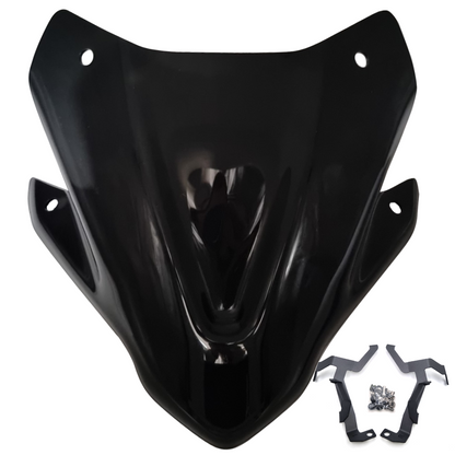 Sports Black Small Windscreen Windshield Screen - Honda CB750 Hornet 2023-2024