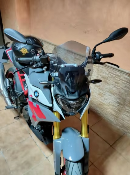 Motorcycle Smoky Grey Windscreen Windshield Screen - BMW G310R 2017-2026