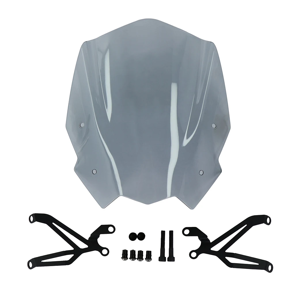 Motorcycle Smoky Grey Windscreen Windshield Screen - BMW G310R 2017-2026